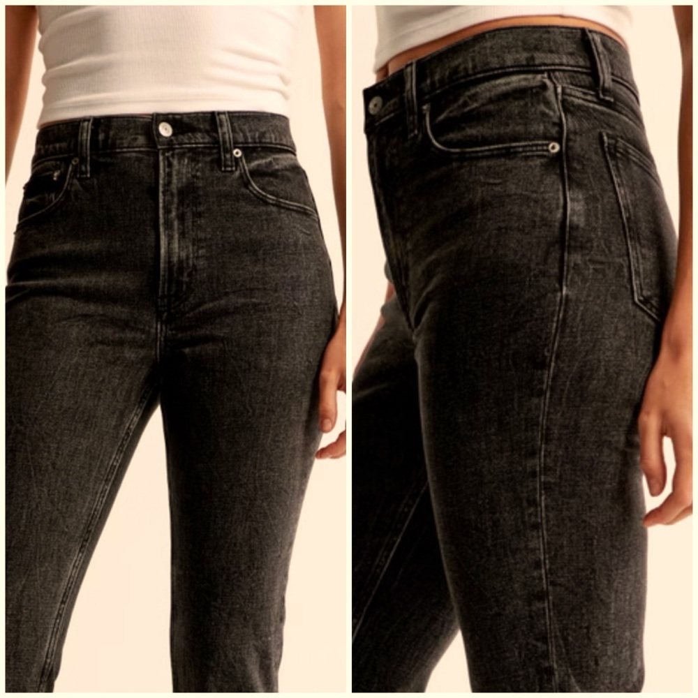 High-Rise Black Women’s Jeans